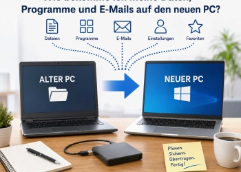 Neuer Computer: Wie bekomme ich meine Daten, Programme und E-Mails auf den neuen PC?